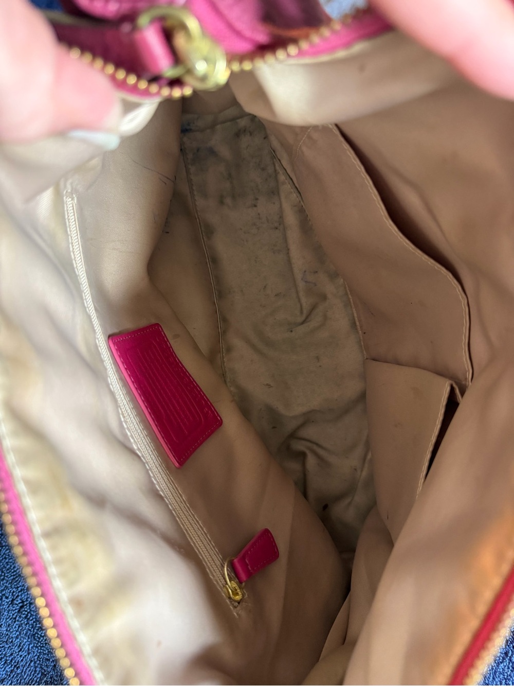 Coach Ashley Leather satchel with Gold Hardware - Picture 7 of 7